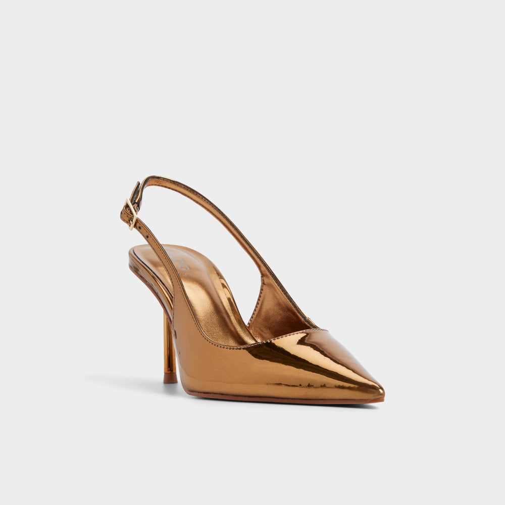Bronze Seralina in Bronze - Slingback heel, Stiletto heel | Aldo