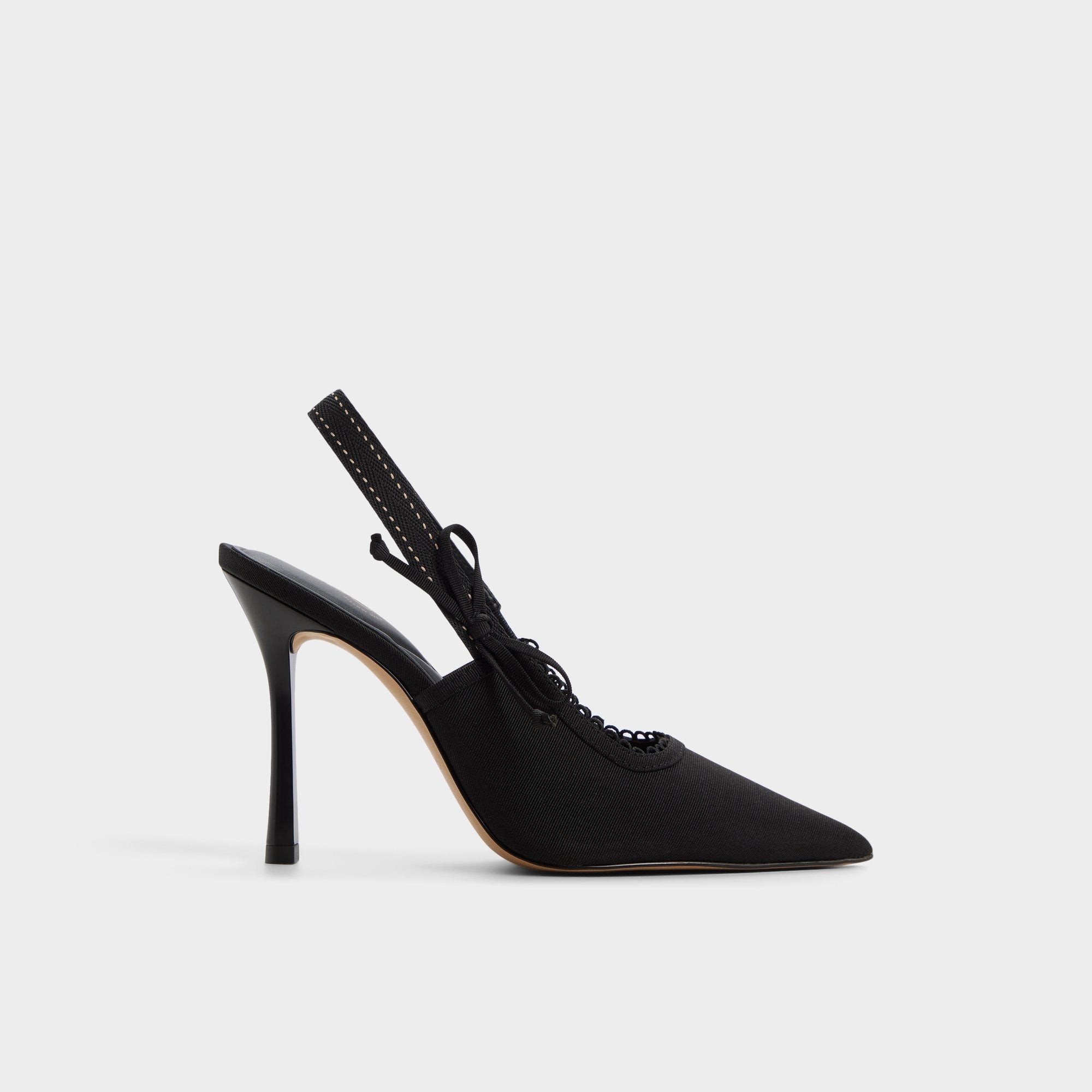 Other black Hennie in Other Black - Slingback heel, Stiletto heel | Aldo