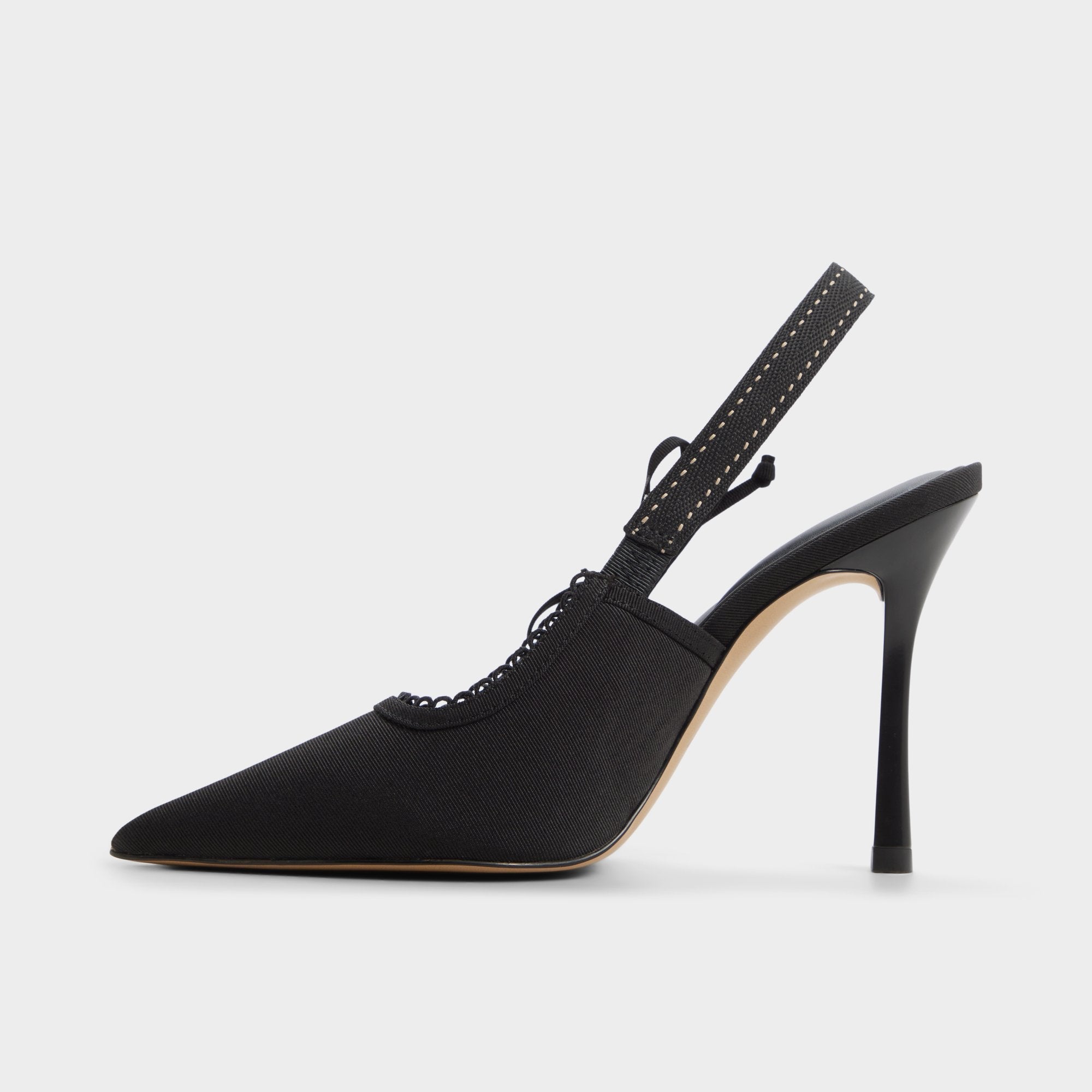 Other black Hennie in Other Black - Slingback heel, Stiletto heel | Aldo