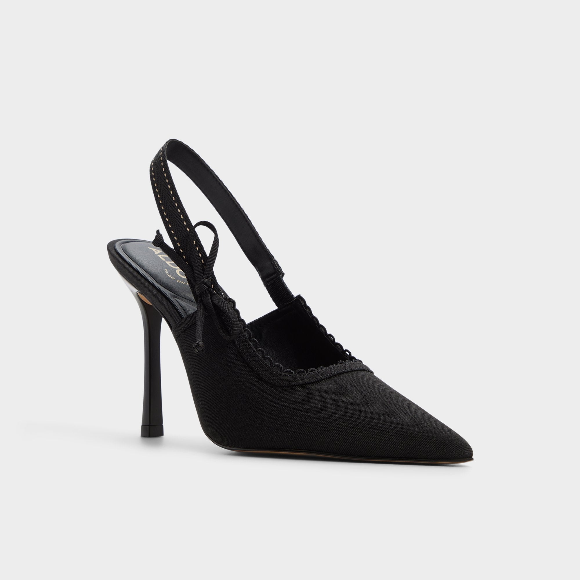 Other black Hennie in Other Black - Slingback heel, Stiletto heel | Aldo