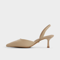 Medium Beige Gavedessi in Medium Beige - Slingback heel, Kitten heel | Aldo