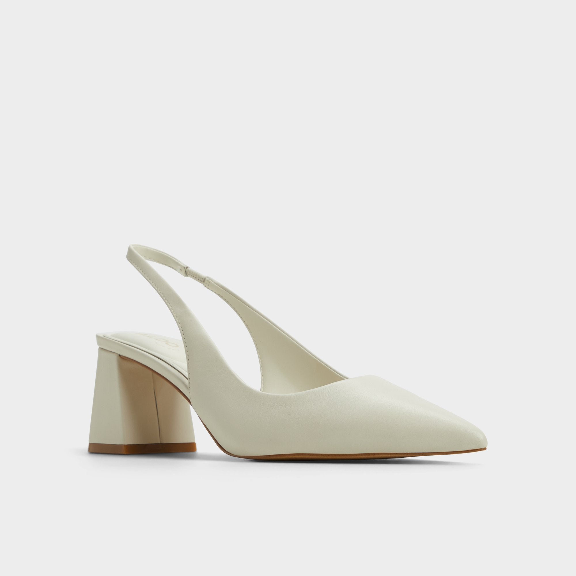 White/bone Uliana White/Bone Women's Slingbacks - Slingback heel, Block heel | Aldo
