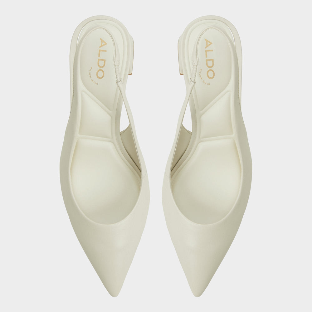 White/bone Uliana White/Bone Women's Slingbacks - Slingback heel, Block heel | Aldo