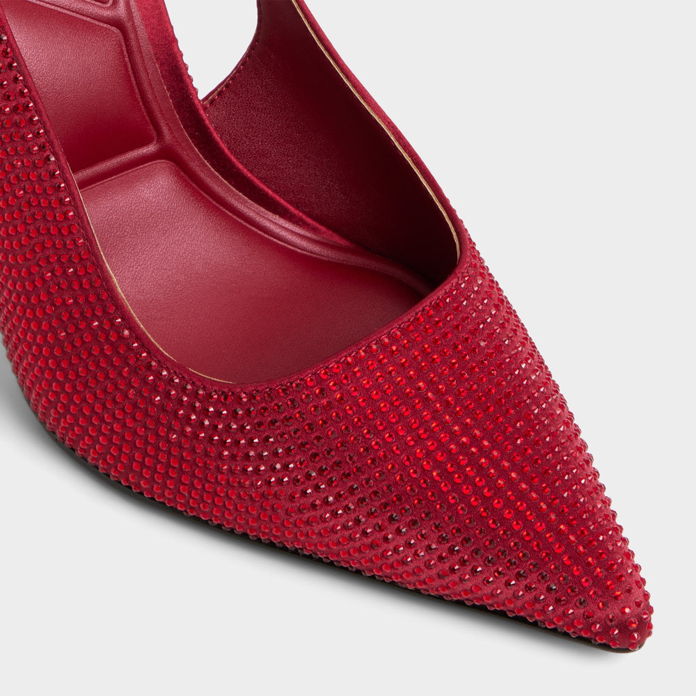 Dark red Lovebloom in Xt Dark Red - Slingback heel, Stiletto heel | Aldo