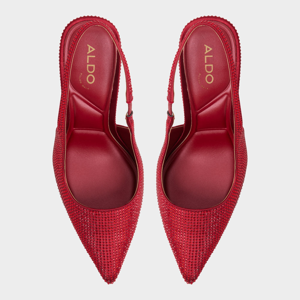 Dark red Lovebloom in Xt Dark Red - Slingback heel, Stiletto heel | Aldo