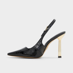 Black Marysa Black Women's Slingbacks - Slingback heel, Stiletto heel | Aldo
