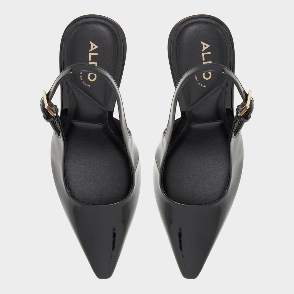 Black Marysa Black Women's Slingbacks - Slingback heel, Stiletto heel | Aldo
