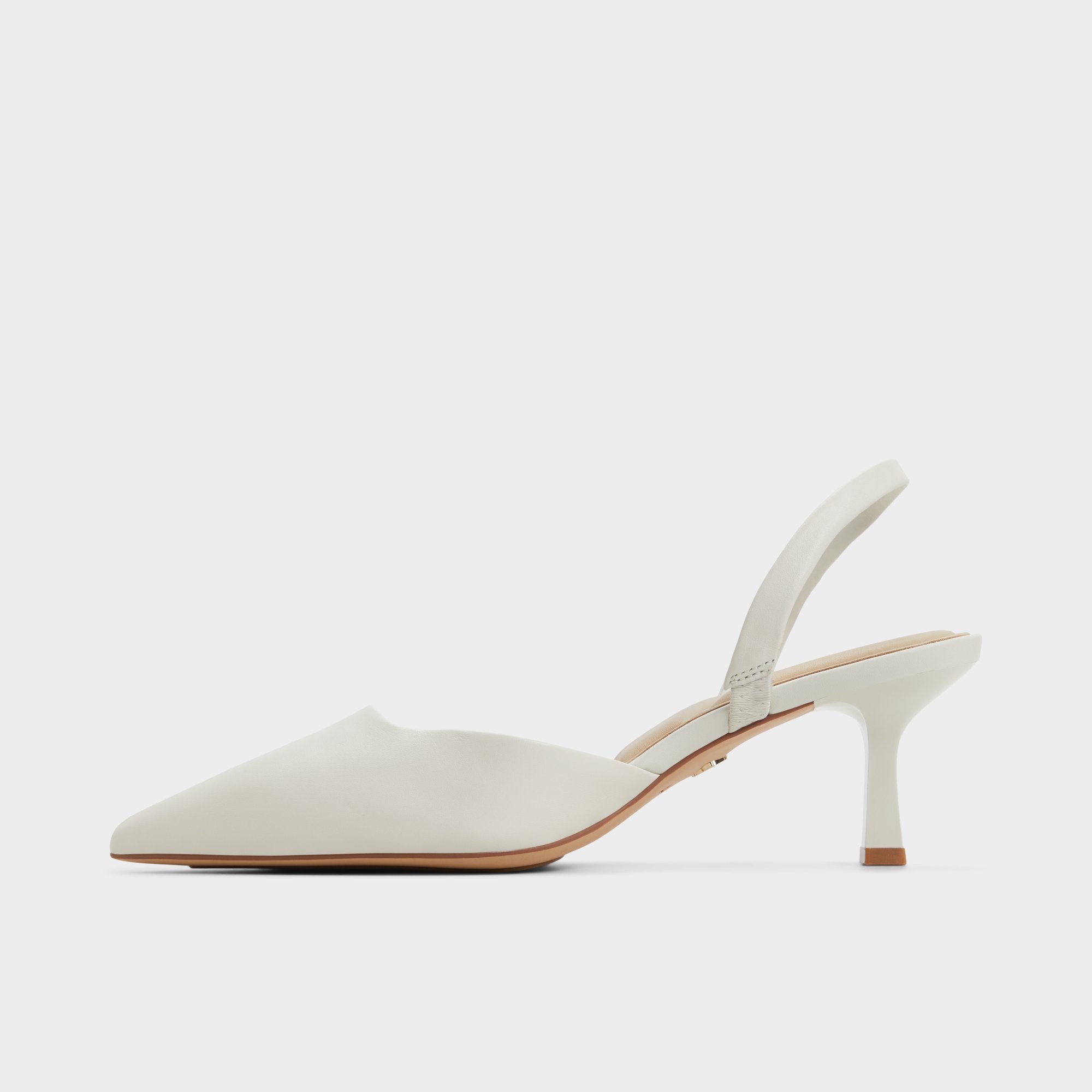 Open White Gavedessi Open White Women's Kitten heels - Slingback heel, Kitten heel | Aldo