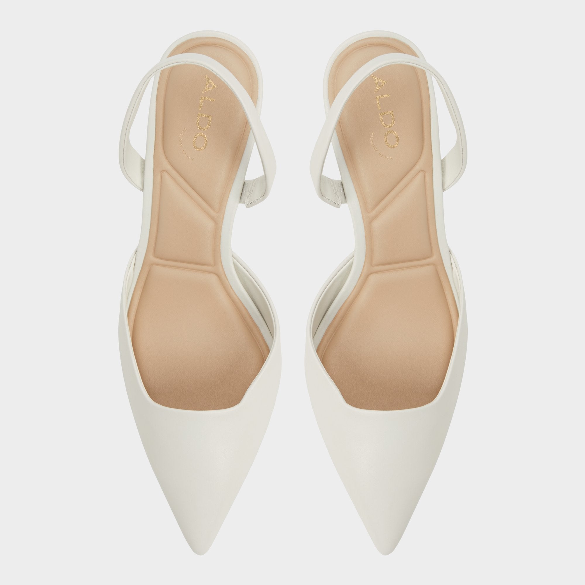Open White Gavedessi Open White Women's Kitten heels - Slingback heel, Kitten heel | Aldo