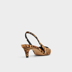 Open Brown Leanah in Open Brown - Slingback heel, Kitten heel | Aldo
