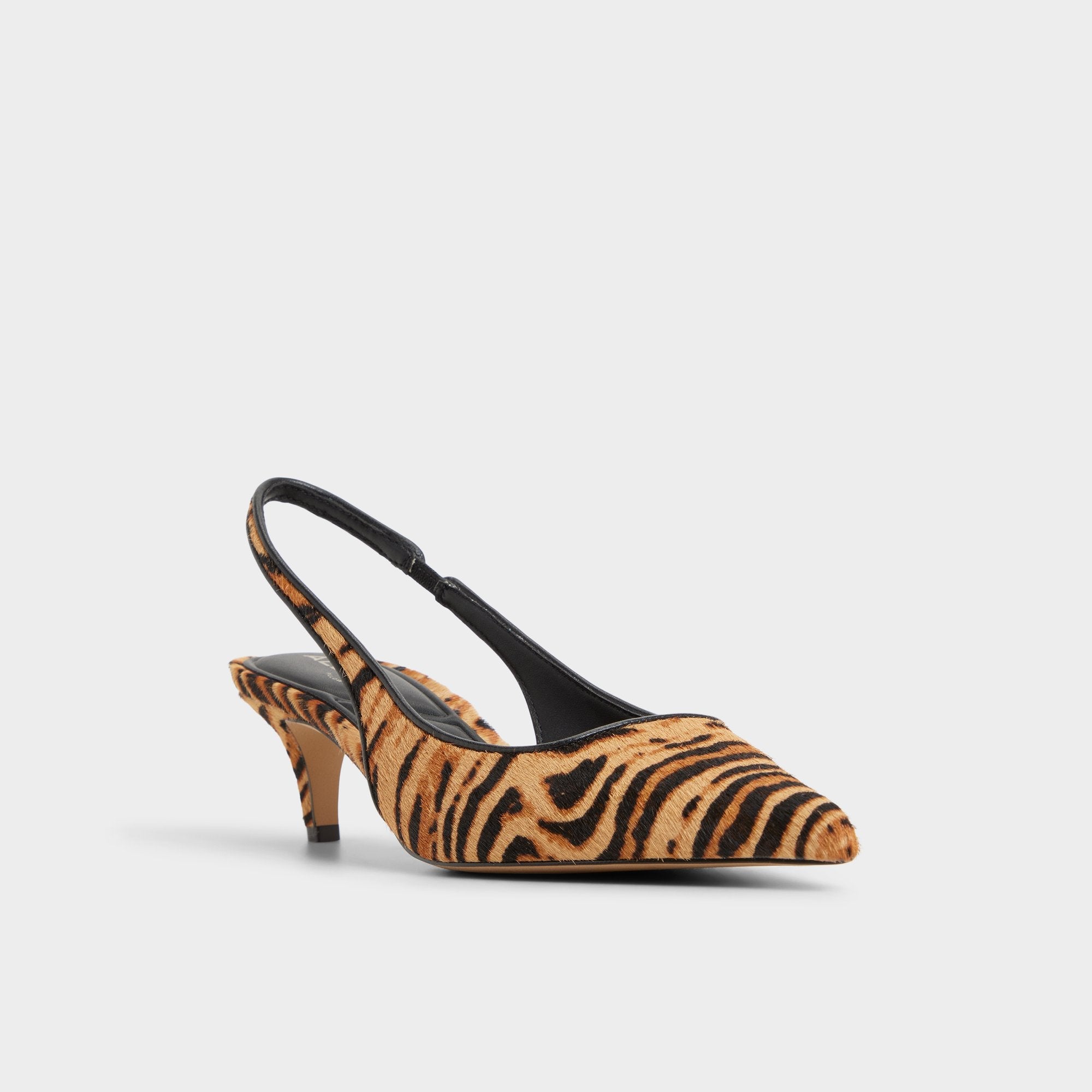 Open Brown Leanah in Open Brown - Slingback heel, Kitten heel | Aldo