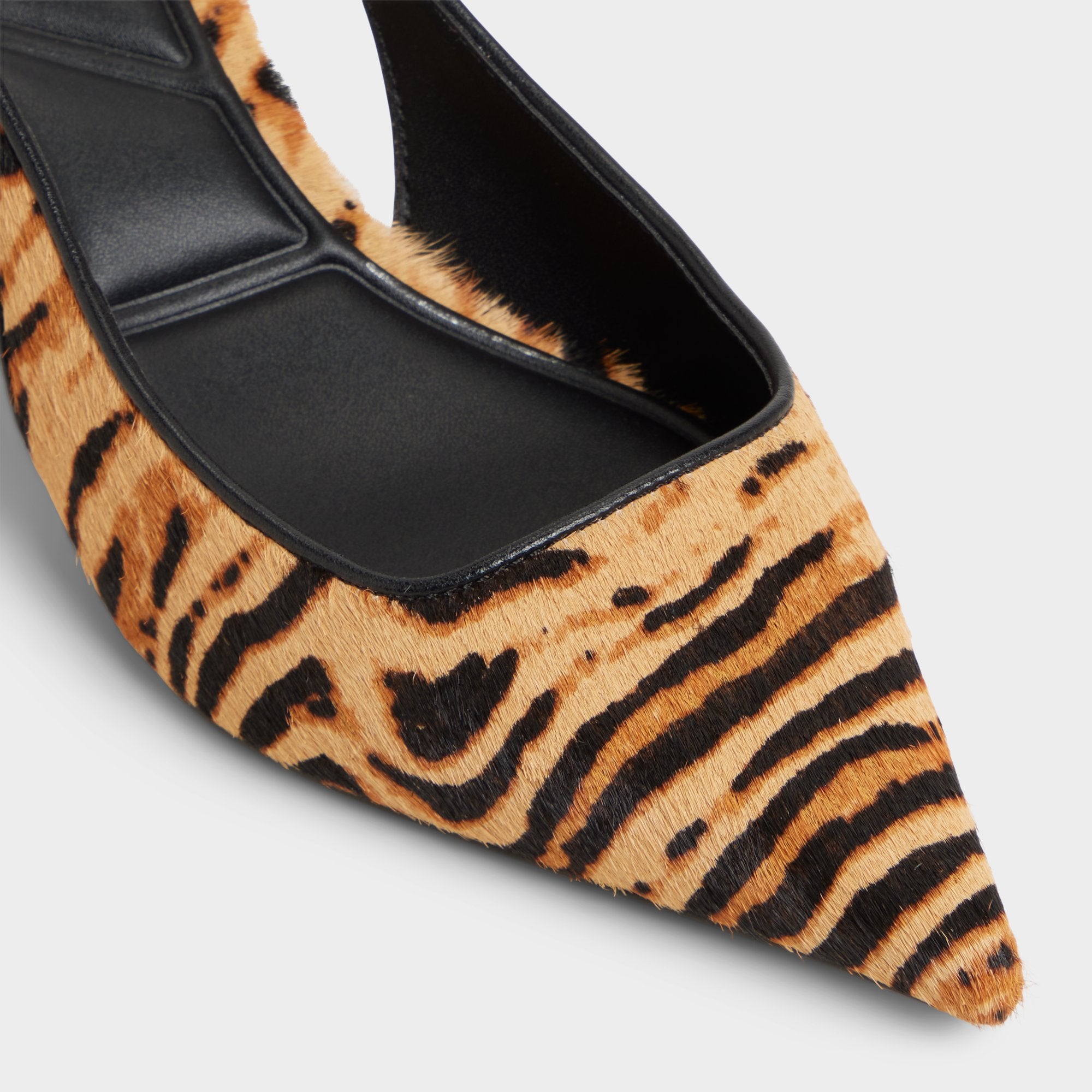 Open Brown Leanah in Open Brown - Slingback heel, Kitten heel | Aldo