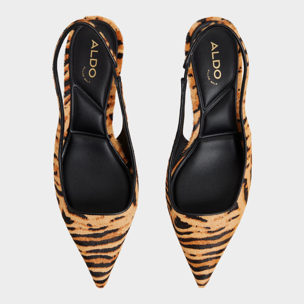 Open Brown Leanah in Open Brown - Slingback heel, Kitten heel | Aldo
