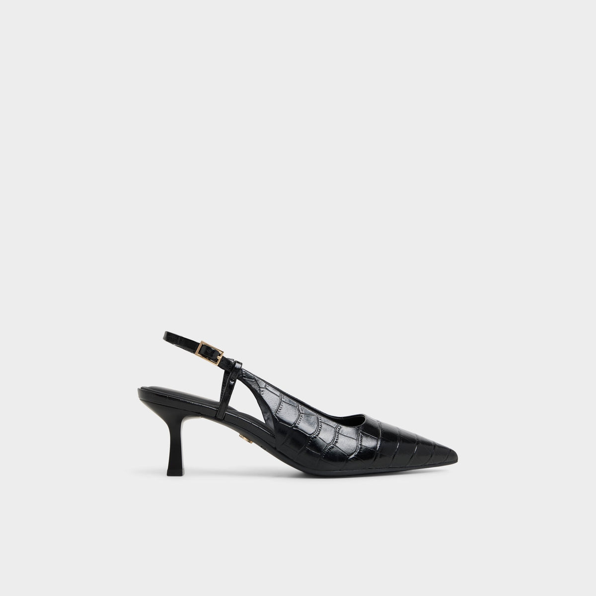 Black Adan in Black - Slingback heel, Kitten heel | Aldo
