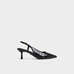 Black Adan in Black - Slingback heel, Kitten heel | Aldo