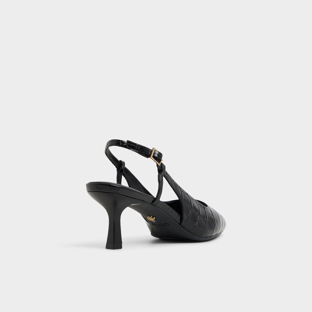 Black Adan in Black - Slingback heel, Kitten heel | Aldo