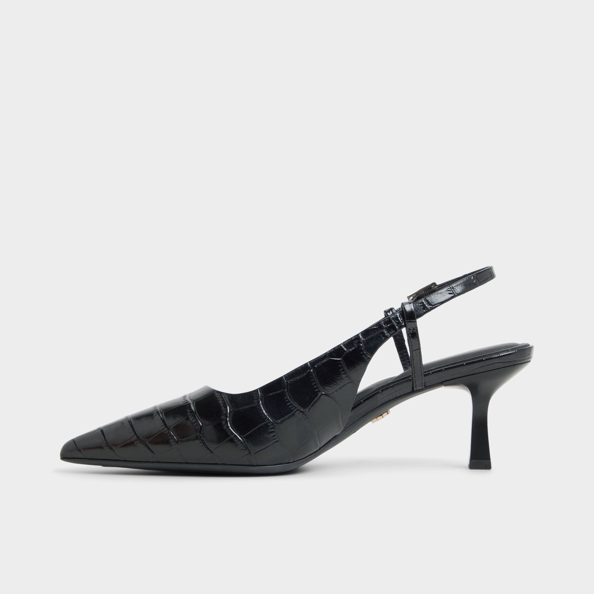 Black Adan in Black - Slingback heel, Kitten heel | Aldo