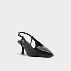 Black Adan in Black - Slingback heel, Kitten heel | Aldo