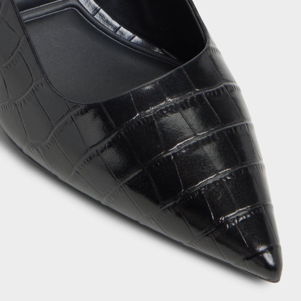 Black Adan in Black - Slingback heel, Kitten heel | Aldo