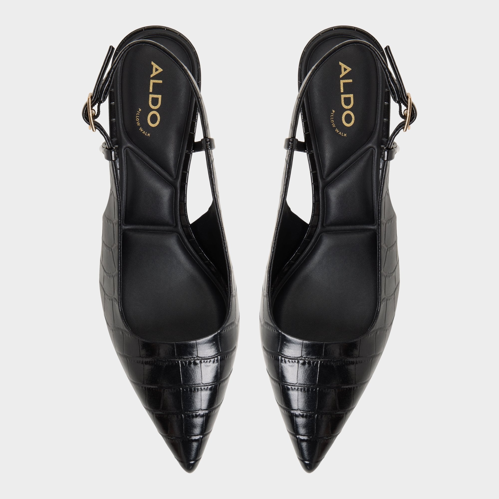 Black Adan in Black - Slingback heel, Kitten heel | Aldo