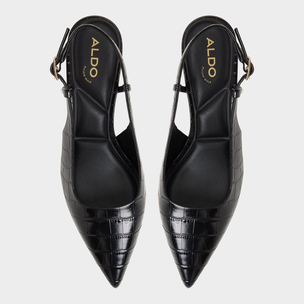 Black Adan in Black - Slingback heel, Kitten heel | Aldo