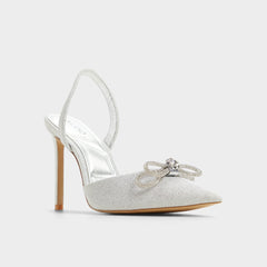 Silver Addie Silver Women's Slingbacks - Slingback heel, Stiletto heel | Aldo