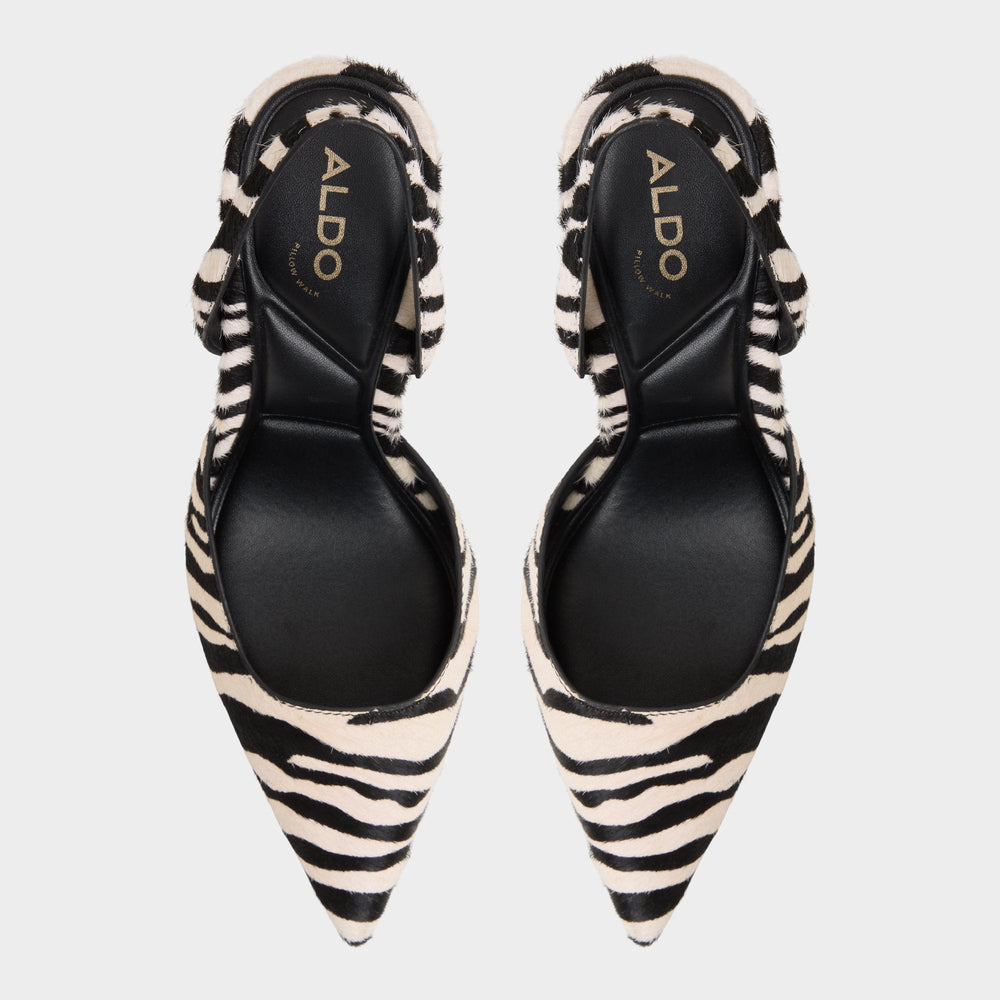 White/Black Berolden White/Black Women's Animal Prints - Slingback heel | Aldo