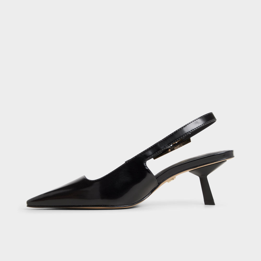 Black Nealie in Black 14139075 - Slingback heel, Kitten heel | Aldo