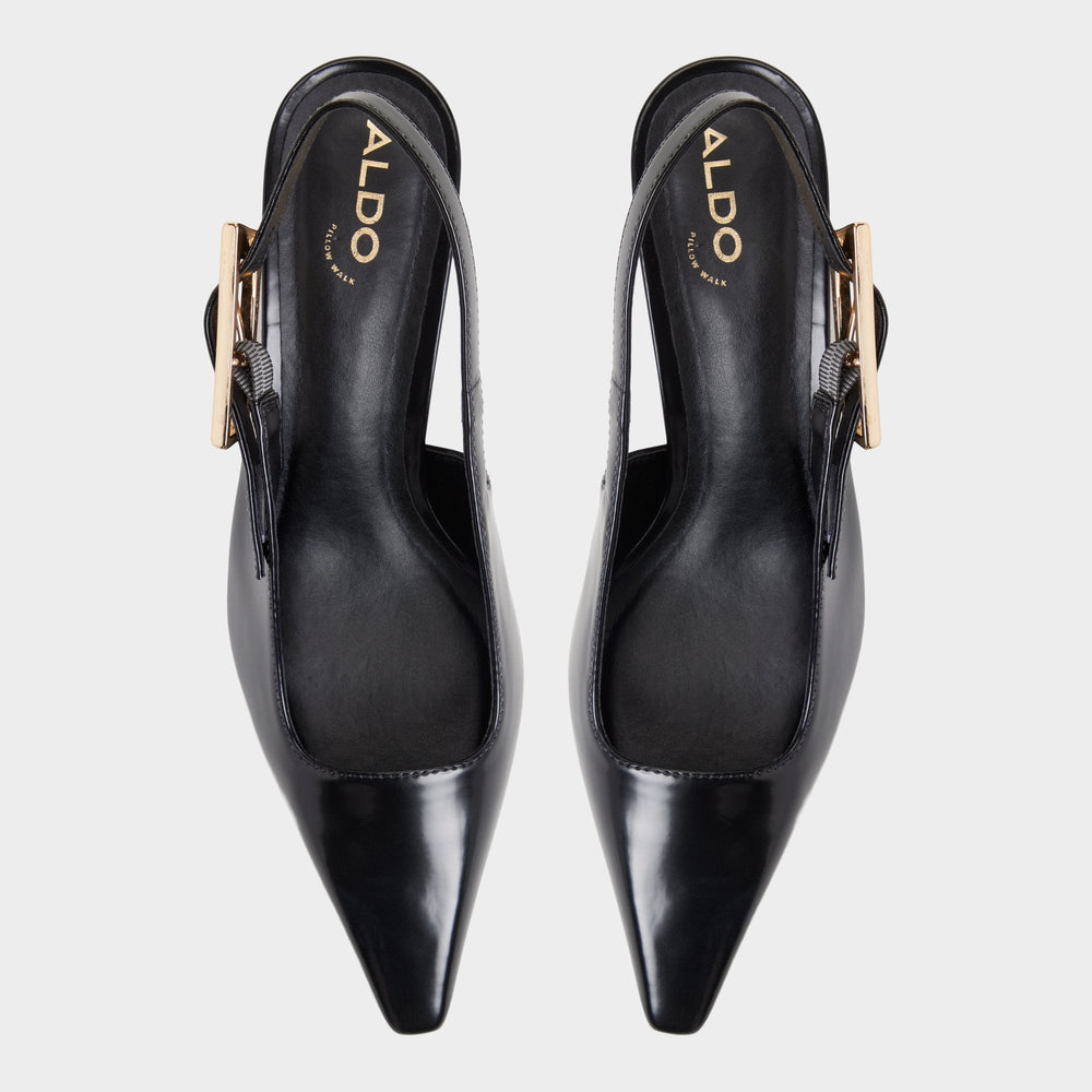 Black Nealie in Black 14139075 - Slingback heel, Kitten heel | Aldo