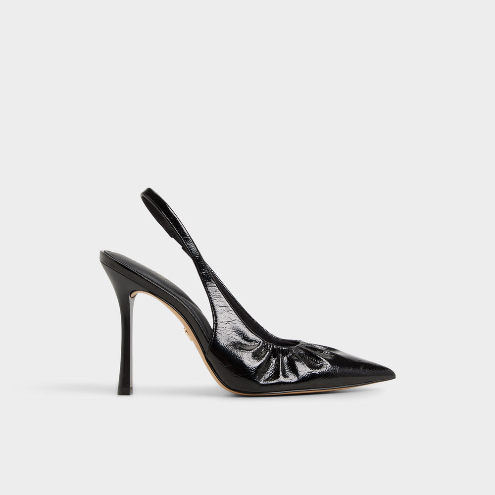 Black Mystie Black Women's Slingbacks - Slingback heel, Stiletto heel | Aldo