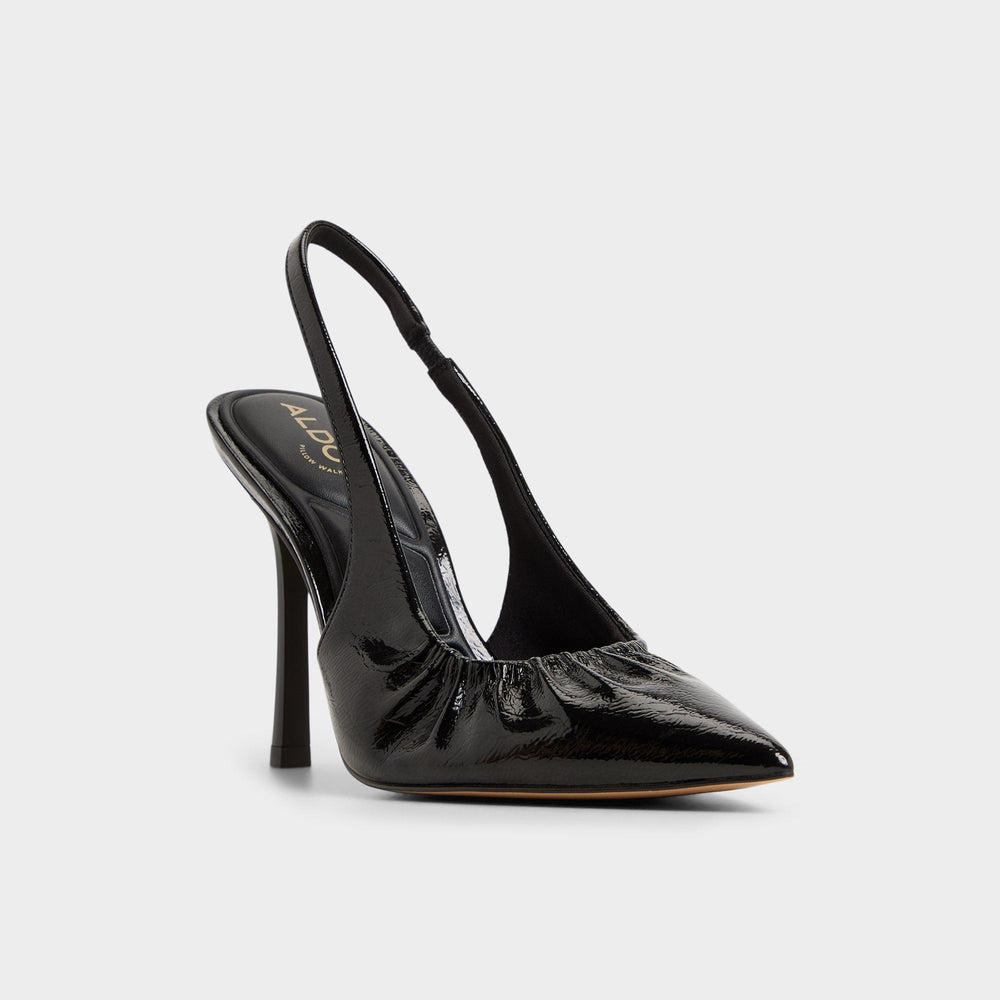 Black Mystie Black Women's Slingbacks - Slingback heel, Stiletto heel | Aldo