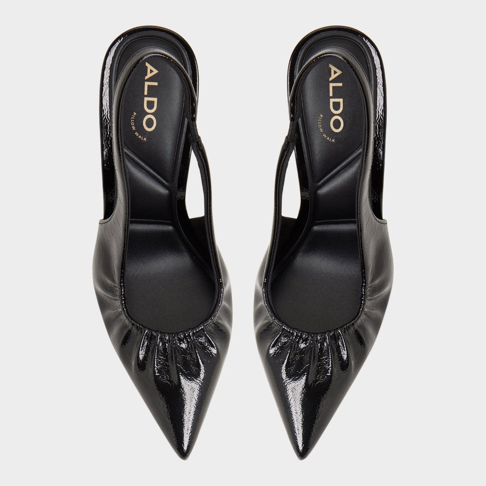 Black Mystie Black Women's Slingbacks - Slingback heel, Stiletto heel | Aldo