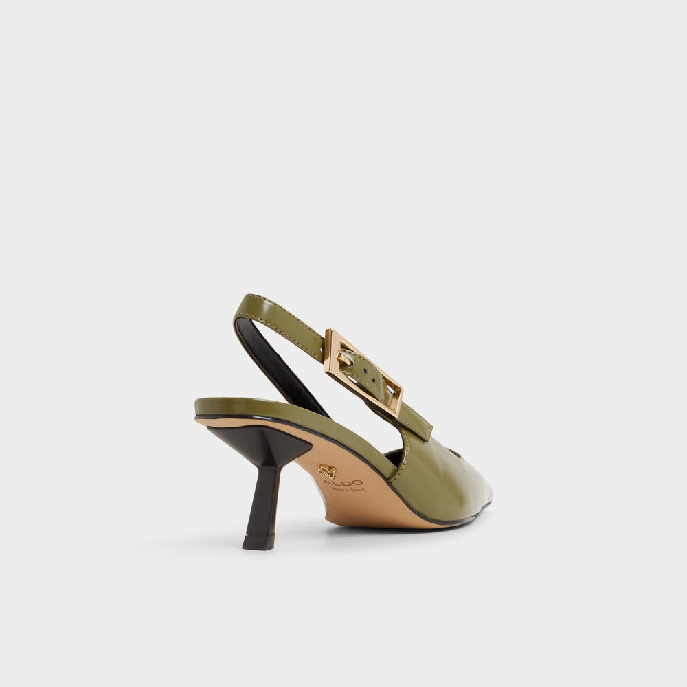 Khaki Nealie in Khaki 14139074 - Slingback heel, Kitten heel | Aldo