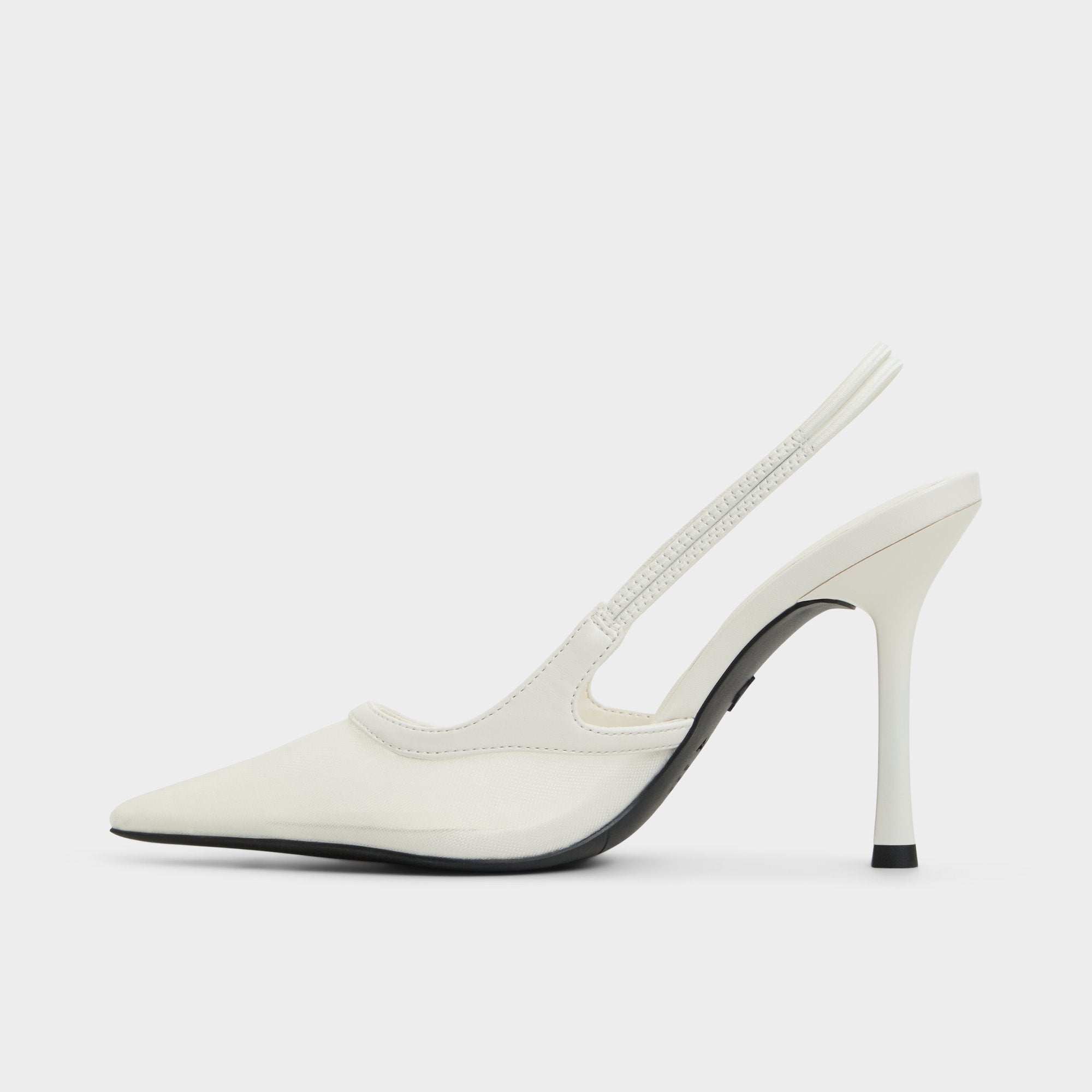 White Evania White Women's Slingbacks - Slingback heel | Aldo
