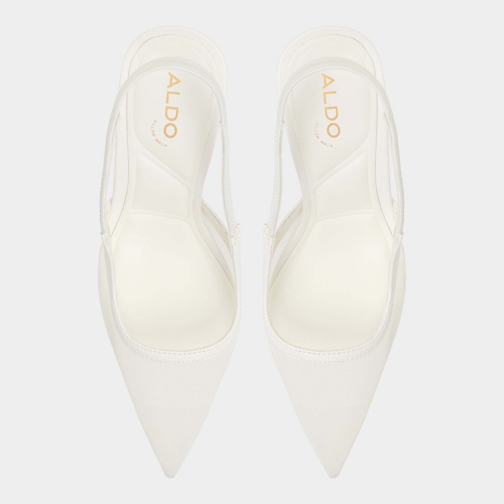White Evania White Women's Slingbacks - Slingback heel | Aldo