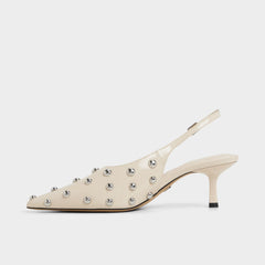 Cream Naiarah in Cream 14118390 - Slingback heel, Stiletto heel | Aldo
