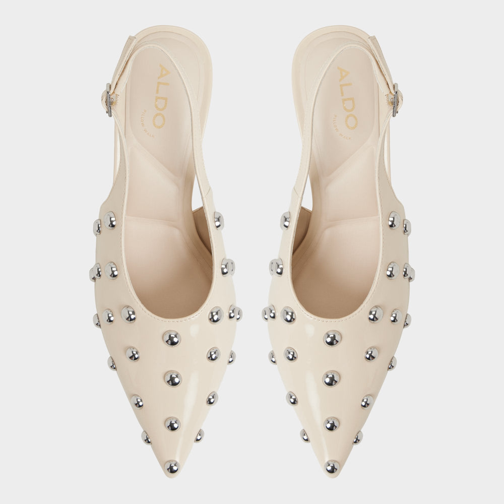 Cream Naiarah in Cream 14118390 - Slingback heel, Stiletto heel | Aldo