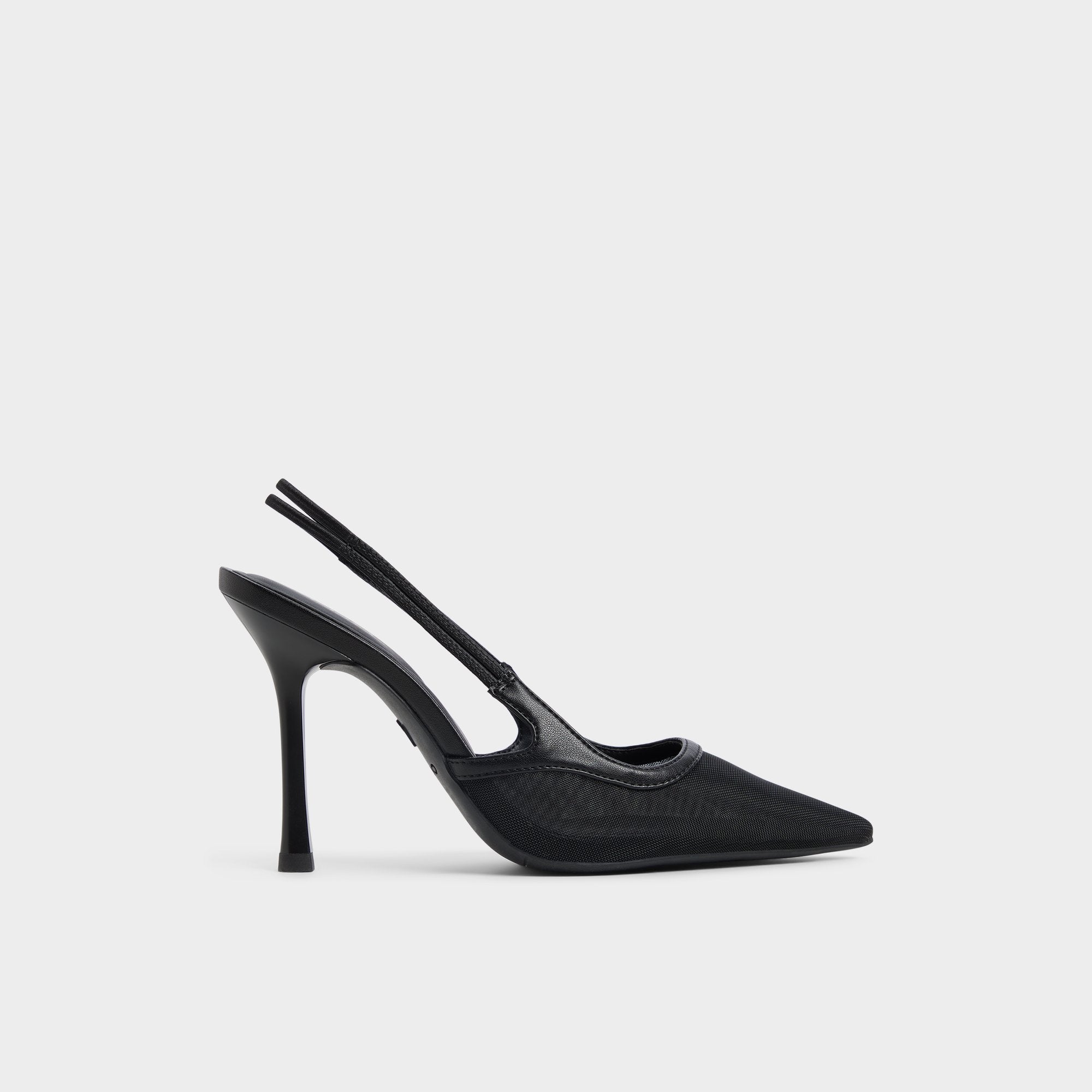 Black Evania Black Women's Slingbacks - Slingback heel | Aldo