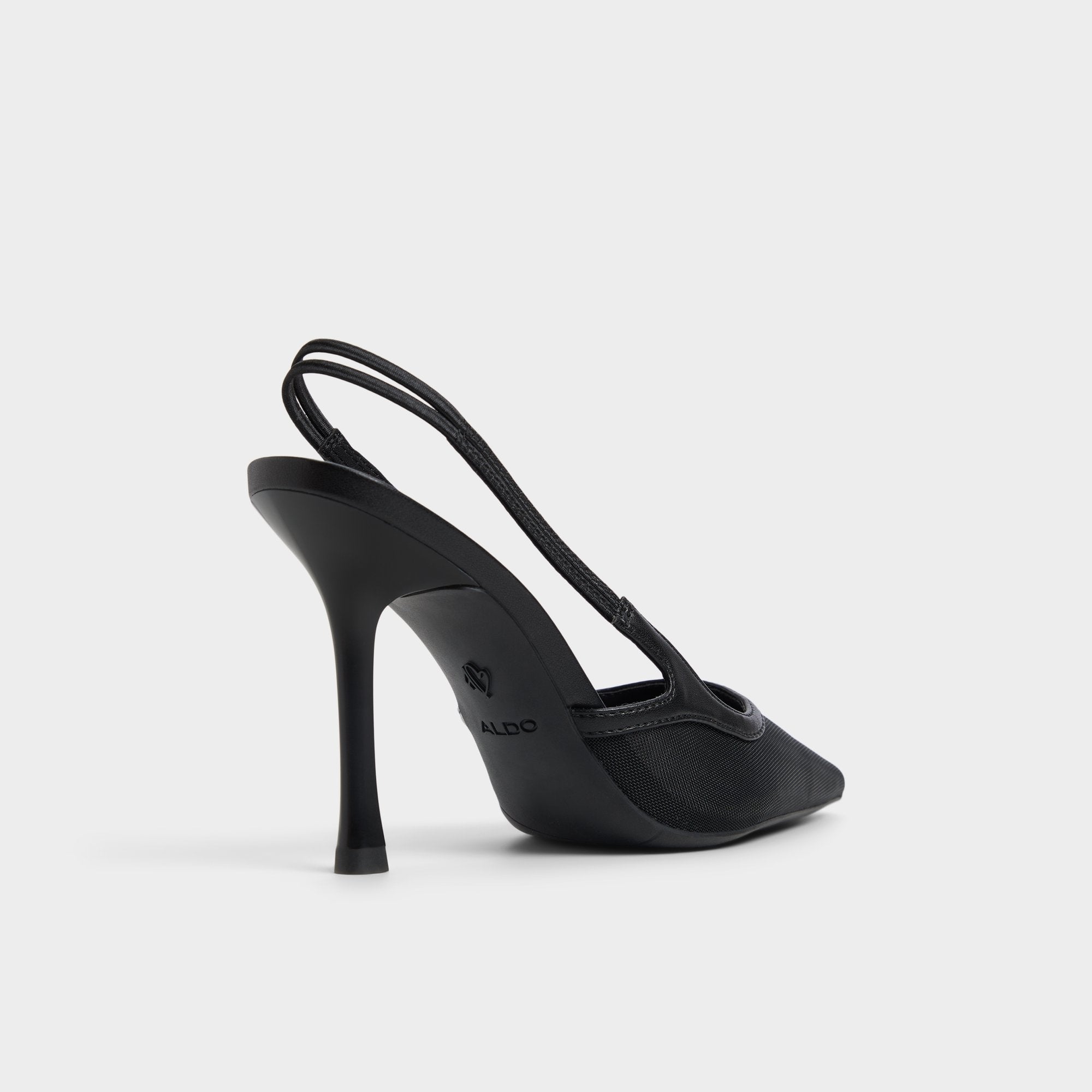 Black Evania Black Women's Slingbacks - Slingback heel | Aldo