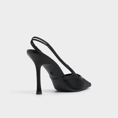 Black Evania Black Women's Slingbacks - Slingback heel | Aldo