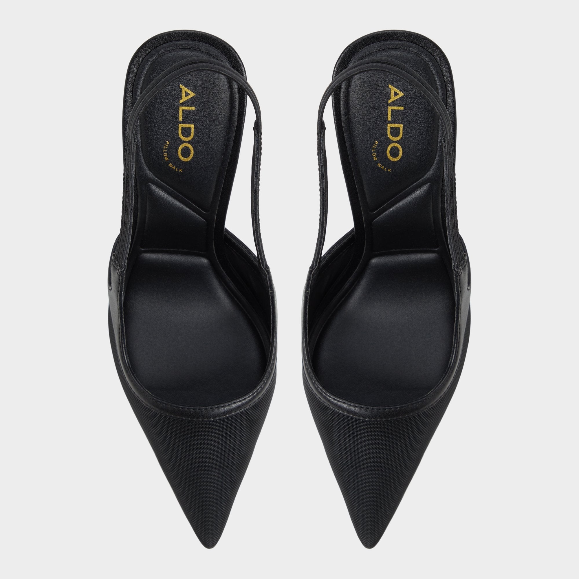 Black Evania Black Women's Slingbacks - Slingback heel | Aldo