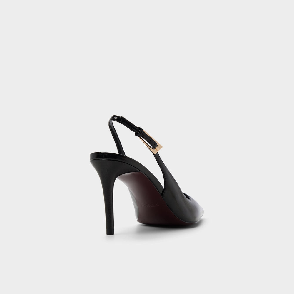 Open black Syliaa in Open Black - Slingback heel | Aldo