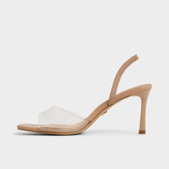Beige Andyana Beige Women's Strappy sandals - Slingback heeled sandal, Stiletto heel | Aldo