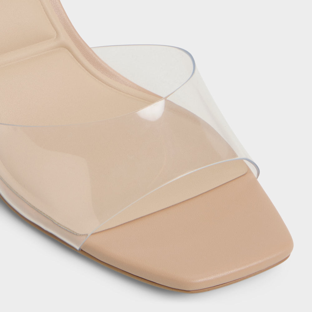 Beige Andyana Beige Women's Strappy sandals - Slingback heeled sandal, Stiletto heel | Aldo