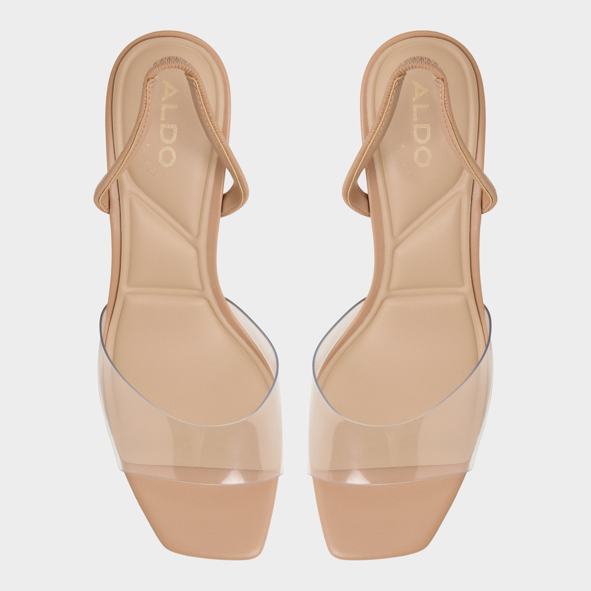 Beige Andyana Beige Women's Strappy sandals - Slingback heeled sandal, Stiletto heel | Aldo