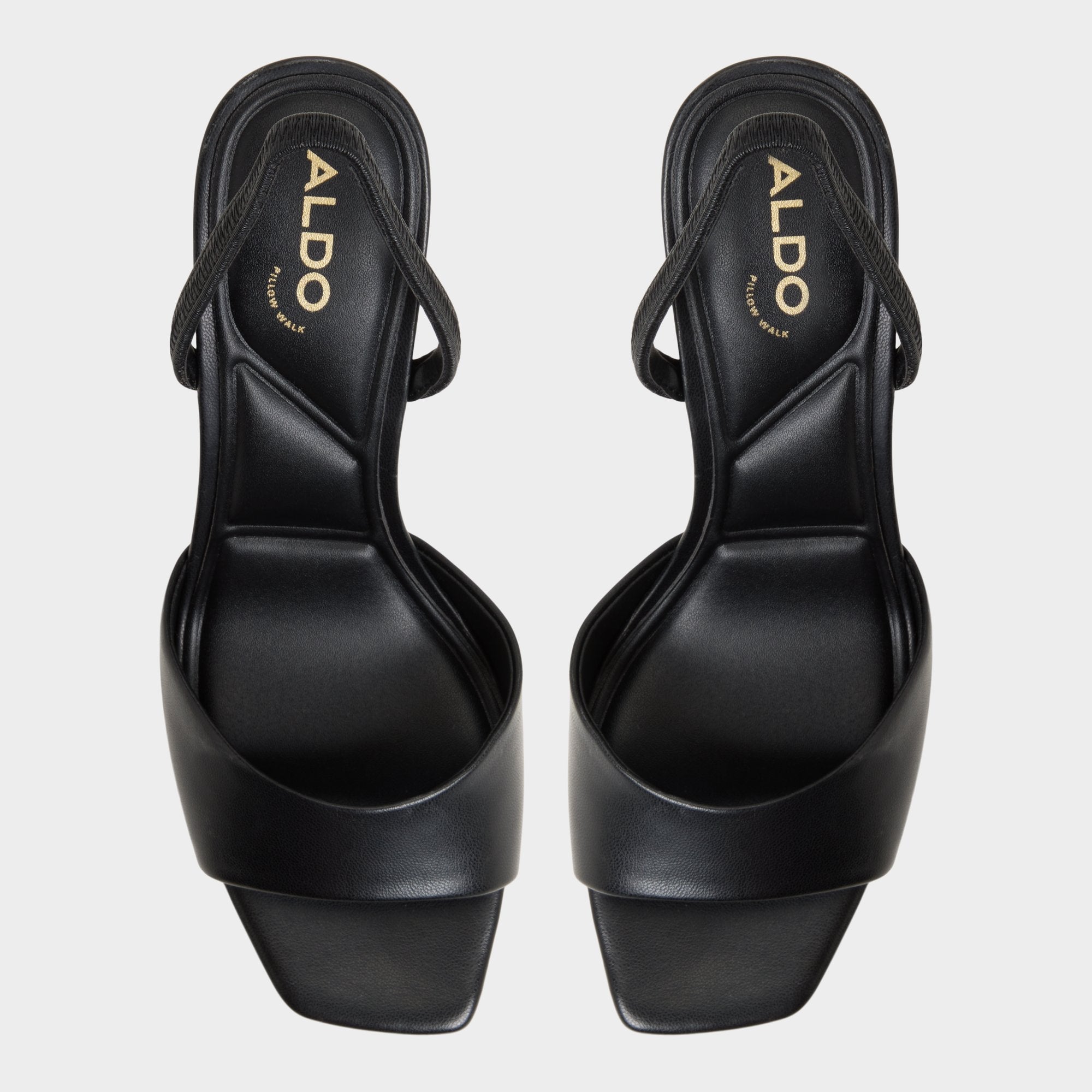 Black Andya Black Women's Strappy sandals - Slingback heeled sandal, Stiletto heel | Aldo