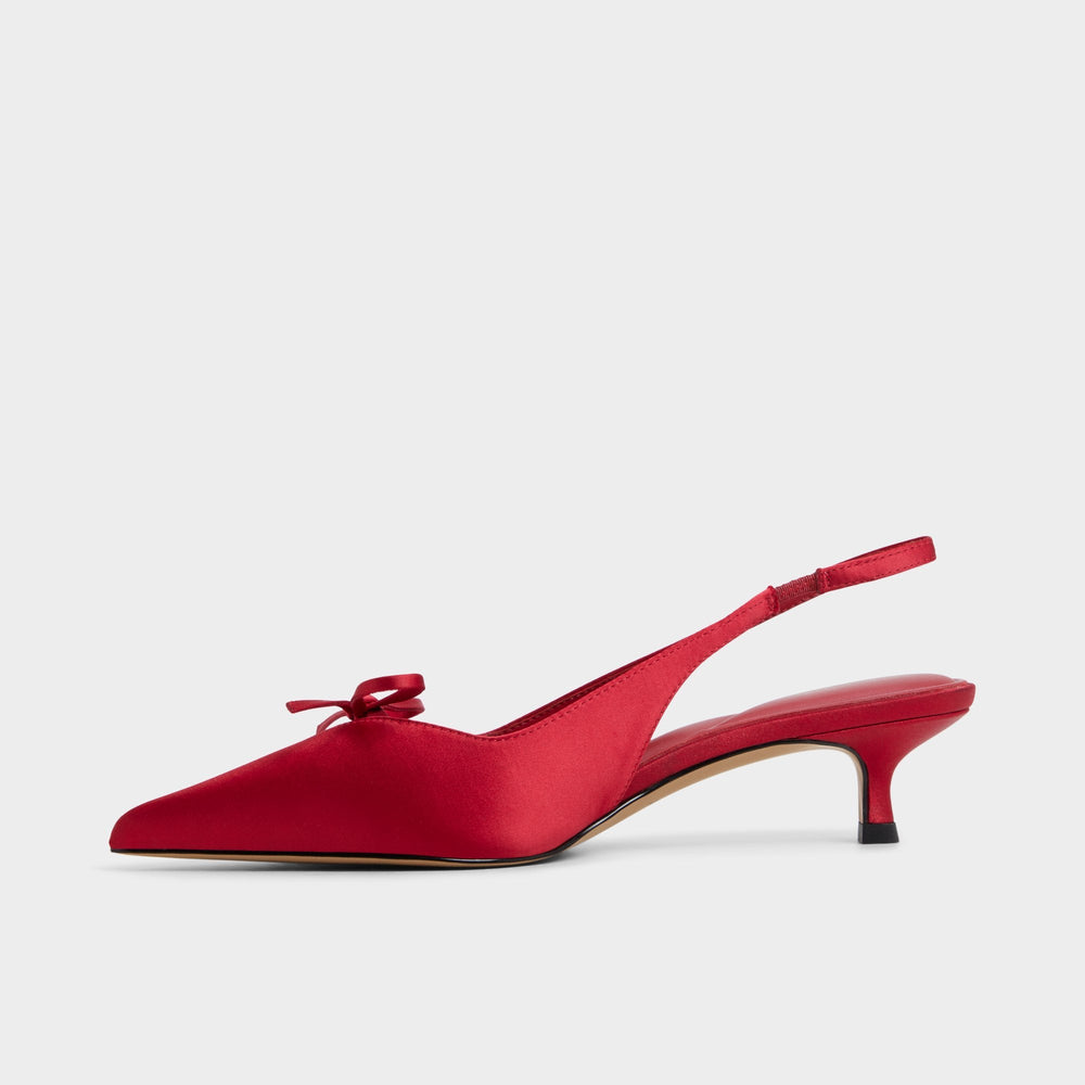 Dark red Azizza in Dark Red - Slingback heel, Kitten heel | Aldo