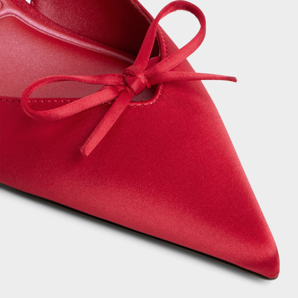 Dark red Azizza in Dark Red - Slingback heel, Kitten heel | Aldo