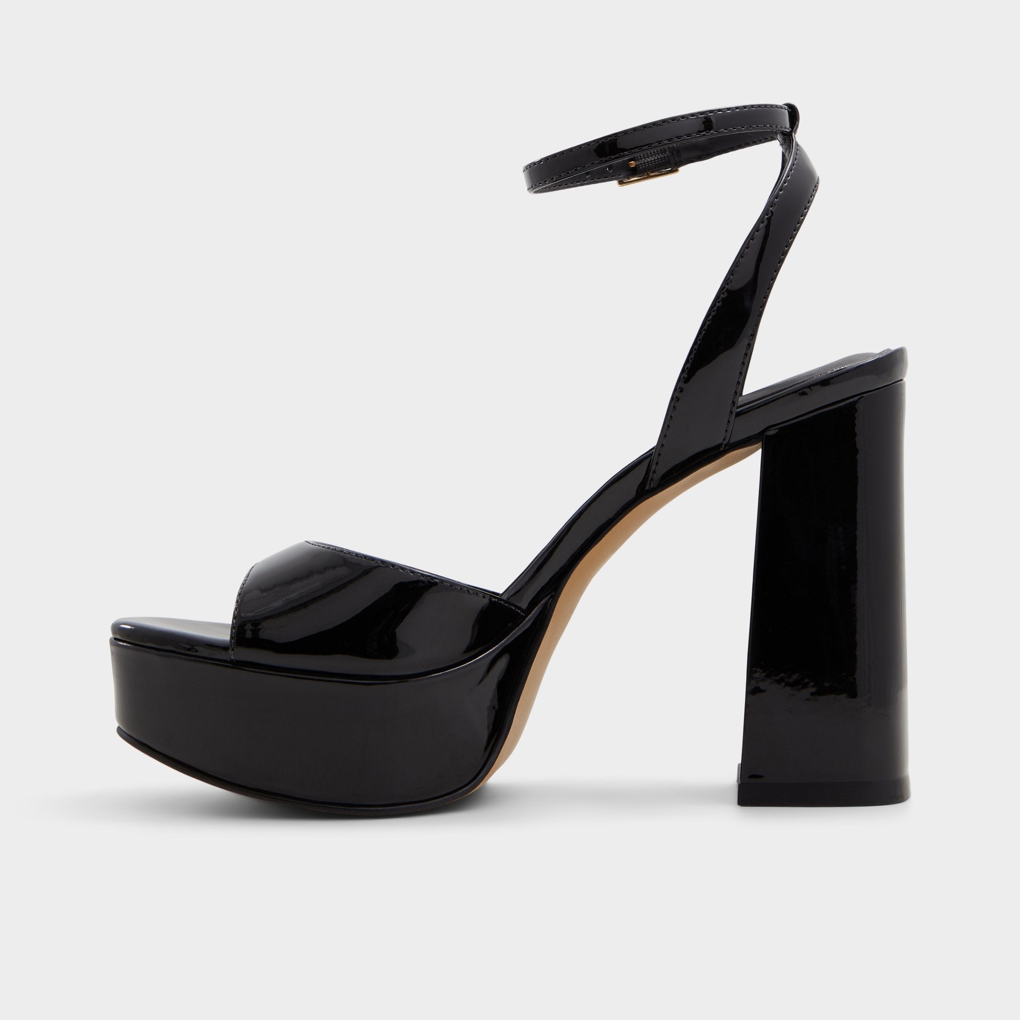 Black Valoria Black Women's Platform sandals - Strappy heeled sandal, Platform | Aldo