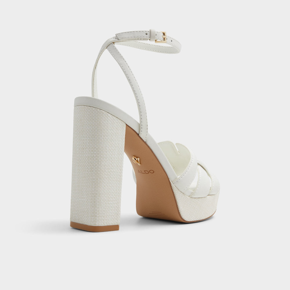 Open white Valaberel Open White Women's Platform sandals - Strappy heeled sandal, Platform | Aldo